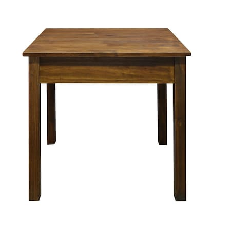 Casual Home Kennedy End Table with Concealed Drawer, Concealment Furniture - Warm Brown 615-15